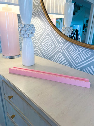 Blush Scallop Acrylic Mahjong Racks