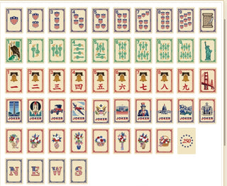 The American 250 Mahjong Set