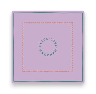 PLM Lavendar Border Mahjong Mat