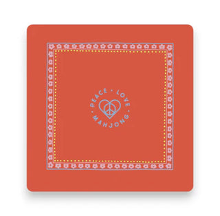 PLM Red Border Mahjong Mat