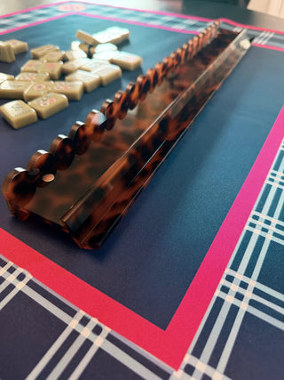 Woodlands Mahjong Society Tortoiseshell Acrylic Mahjong Racks