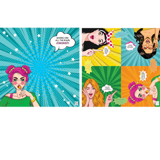 Bespoke Double the Fun/Girl Talk Double Sided Mahjong Mat