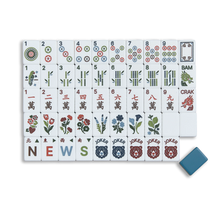 Mahjong Row Laken Tile Set