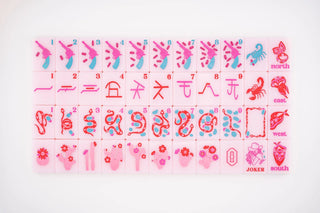 Mahj House Rules Ranch House TIles: Wild Rose