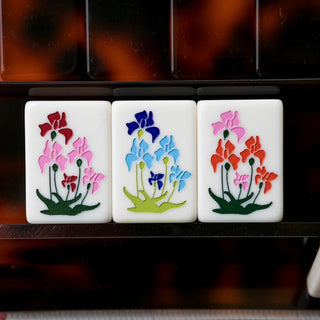 Tortoise & Cream Mod Mahjong Tiles