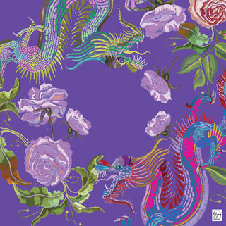 Year of the Dragon Mat- Plum