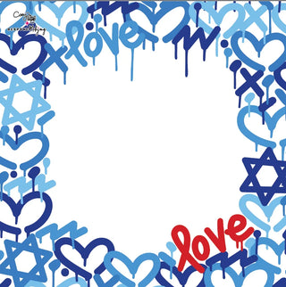 Bespoke Double the Fun/Bespoke x Corey Paige - HOLIDAY LOVE MAT BLUE
