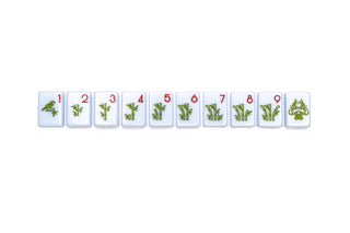 THE CHINOISERIE SET -  MAHJONG TILES: BREEZY BLUE