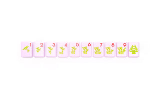 THE CHINOISERIE SET -  MAHJONG TILES: LUXE LILAC