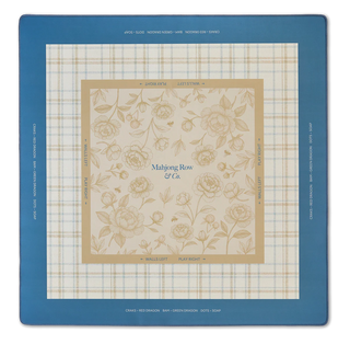Spring Awakening – Porcelain Blue Mahjong Mat