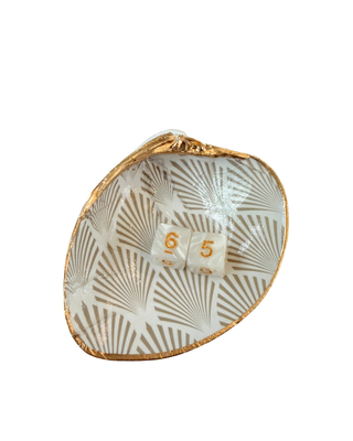 Golden Shell Dice Dish