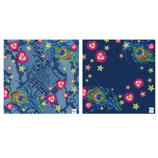 Bespoke Double the Fun/Darjeeling Peacock Mat