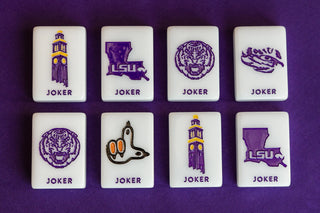 LSU® - Louisiana State University® Mahjong Tiles - PRE ORDER
