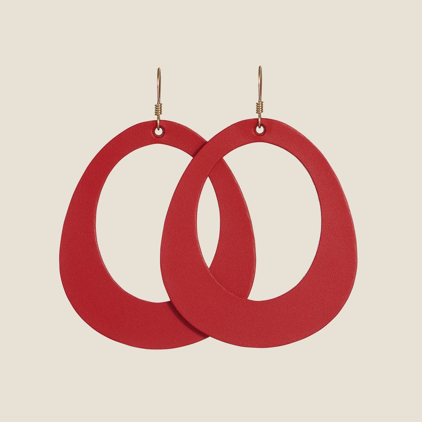 Willow Earrings: Cardinal