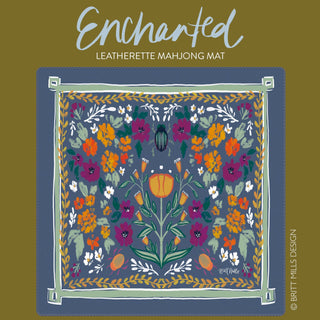Britt Mills Enchanted Leatherette Mahjong Mat