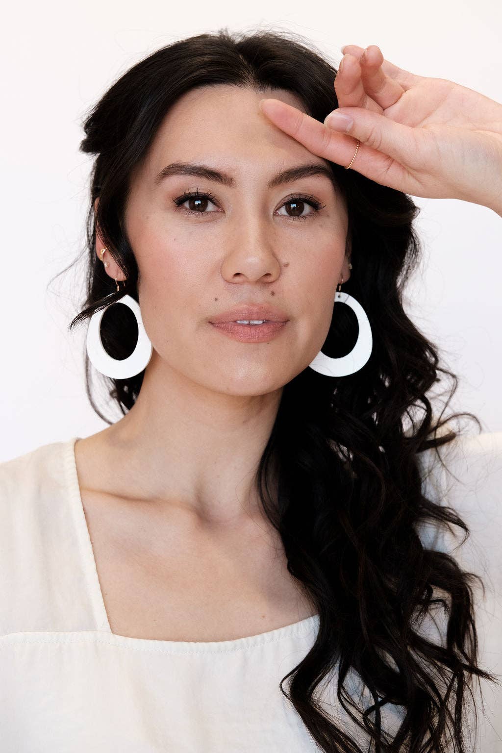 White Willows Earrings