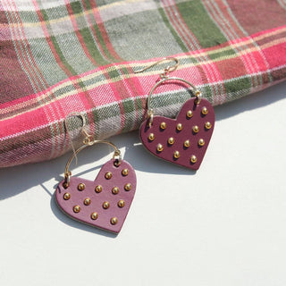Harlow Burgundy Earrings