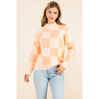 Kelly Checkered Sweater: MINT
