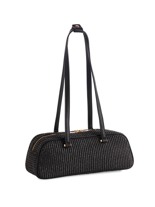 JOSEPHINE SHOULDER BAG: BLACK