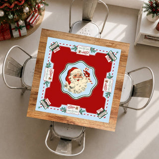VIntage Santa's Mail Mahjong Mat