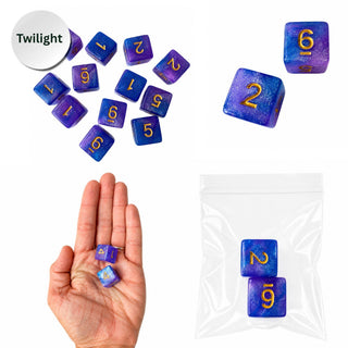 Sparkle Dice - Mahjong Specialty Dice - Gift Ready : Watermelon