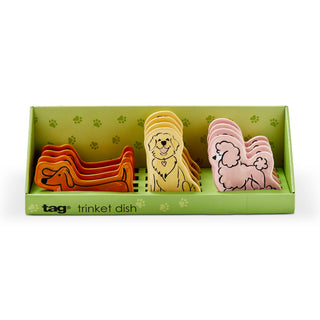 Everyday Dog Trinket Dish Set Earthenware Multi