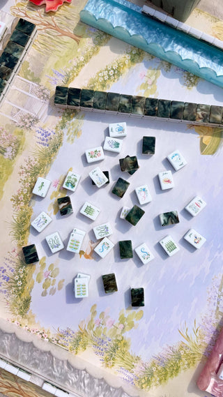 Bloomjong Morning in Giverny Mahjong Tile Set