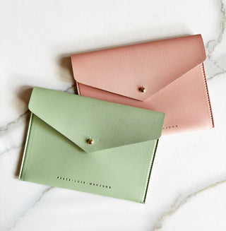 Mahjon Card Clutch: Lilac - Large Size
