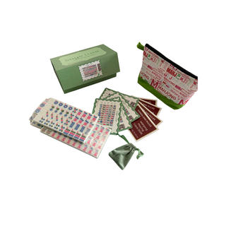 Sage Luxe Mahjong Tile Set