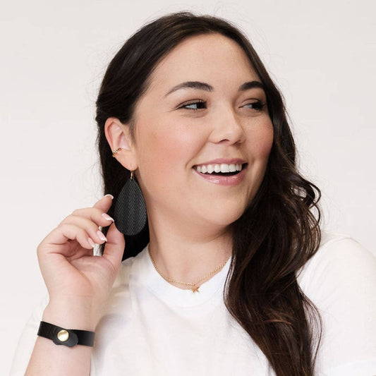 Raven Teardrop Earrings