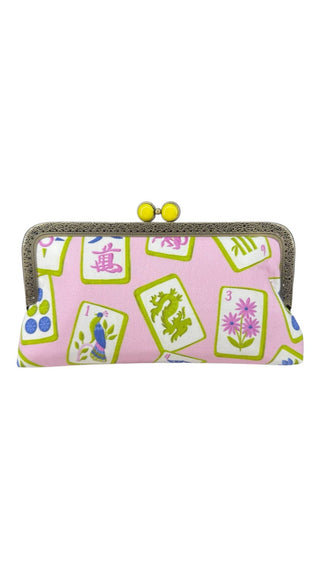 Kiki & Syds MIDI Clutch Purse - Dragon Diva: Lime