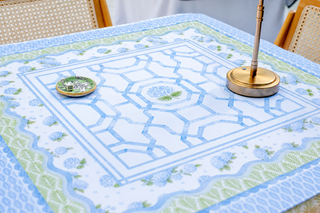 NEW NEOPRENE Hamptons Hydrangea Mahjong Mat