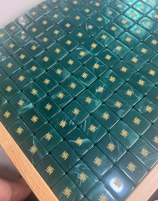 Tradewind Mahjong Tiles - Emerald Jade