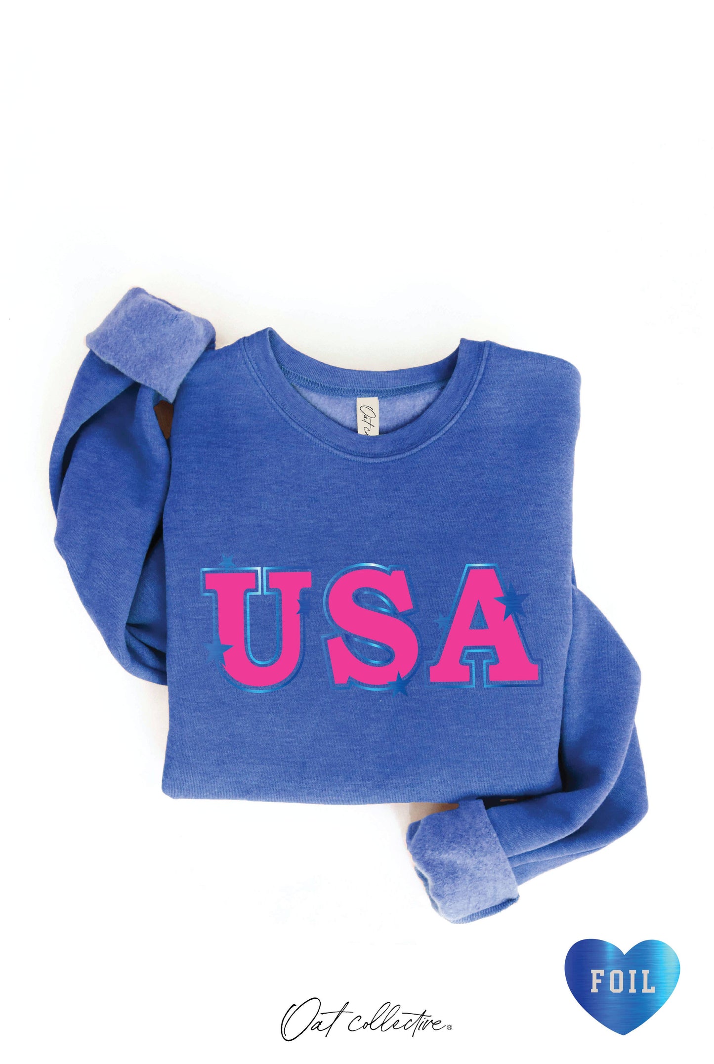 USA FOIL Graphic Sweatshirt