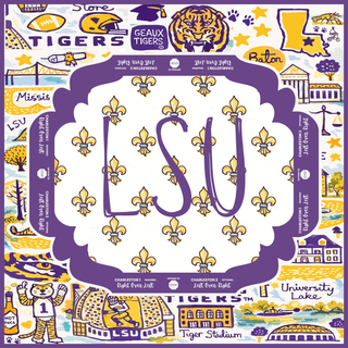 LSU Mahjong Mat