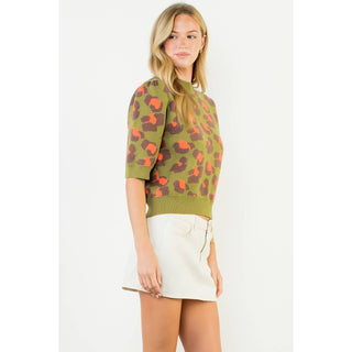 Marianne Leopard Sweater
