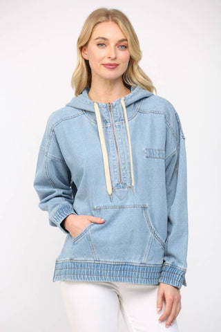 Charlie Denim Pullover