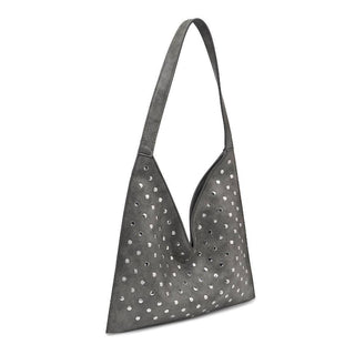 Tori Studded Hobo: Chocolate