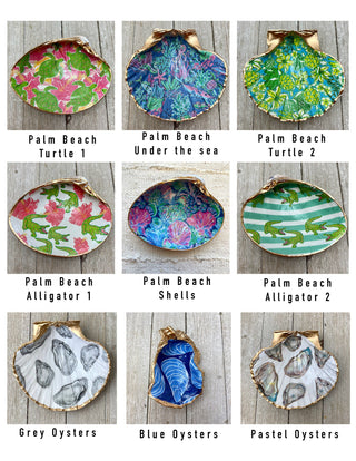 Green Butterfly Dice Dish: Clam