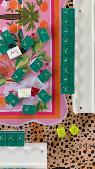 Heiress Scalloped Neoprene Mahjong Mat