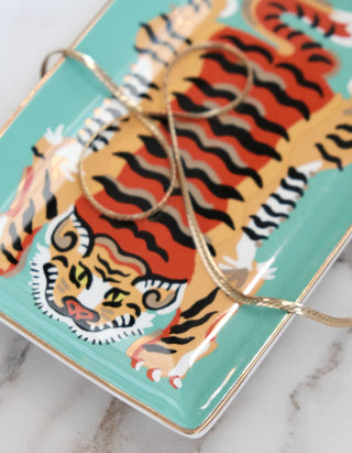 Jade Tiger Dice Dish