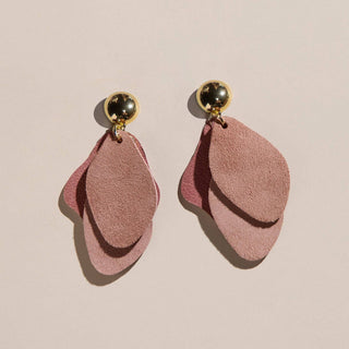 Almond Suede Weston: Gold