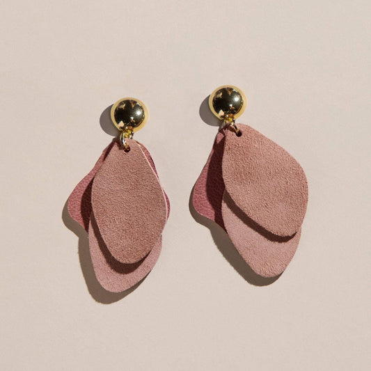 Almond Suede Weston: Gold