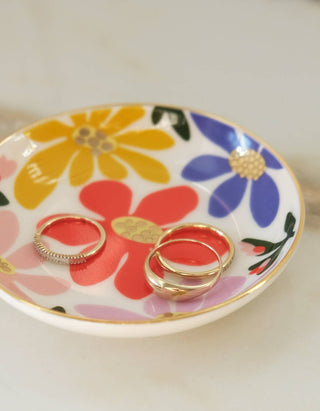 Primary Blooms Dice Dish