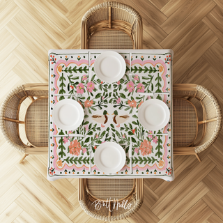 Walk in the Park Square Tablecloth: 55"x55"