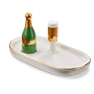 Champagne Bottle Dice Dish