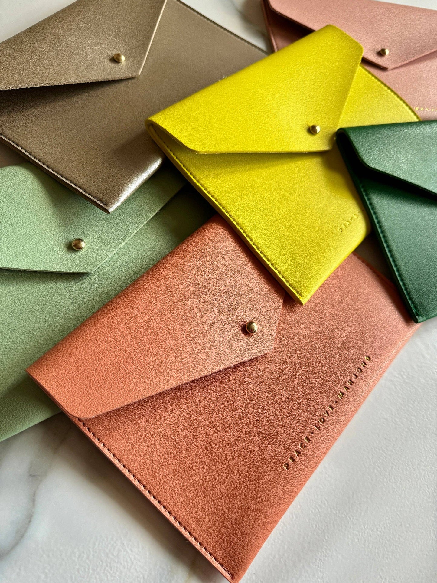Card Clutch: Chartreuse - Original Size