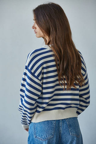 Farrah Sweater: Navy