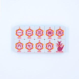 Crystal Prism Pink | Mahjong with Bold Angles and Vibrant Vibes