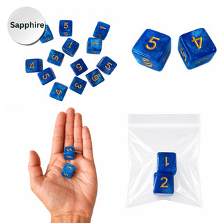 Sparkle Dice - Mahjong Specialty Dice - Gift Ready : Starry Night